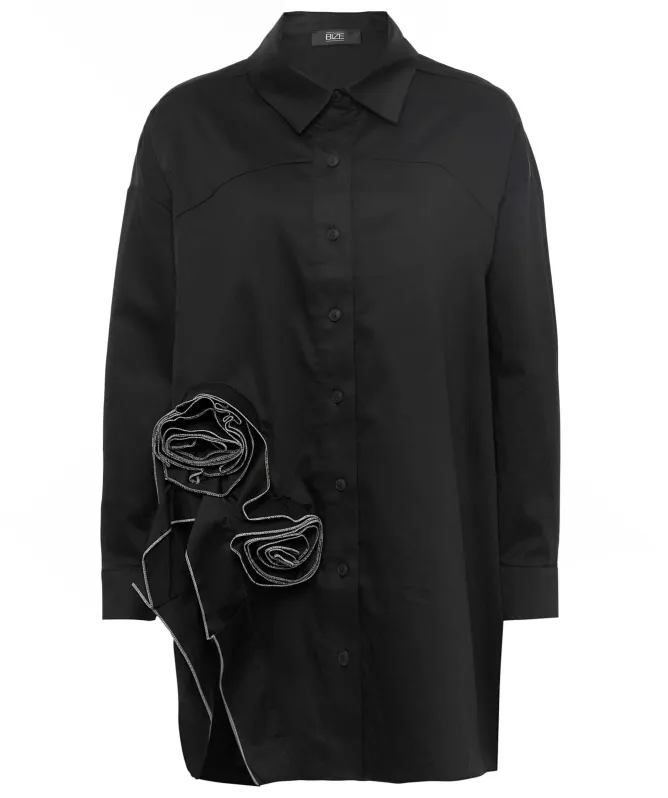 Bize Ruffle Rose Shirt