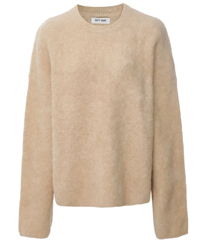 Soft Goat Alpaca Crew Neck Jumper