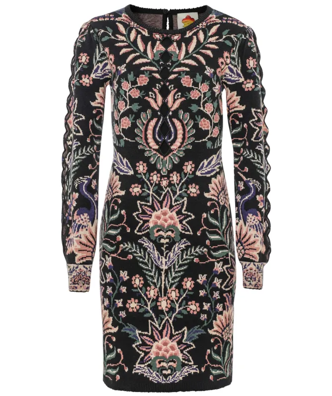 FARM Rio Marvellous Garden Knitted Mini Dress