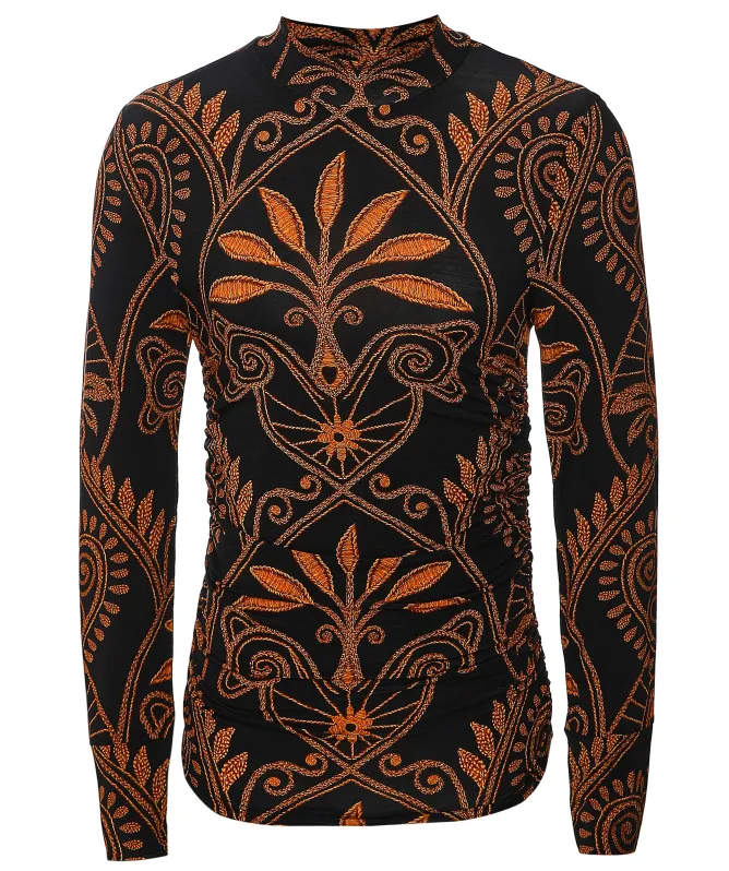 FARM Rio Cornely Ainika Ruched Blouse