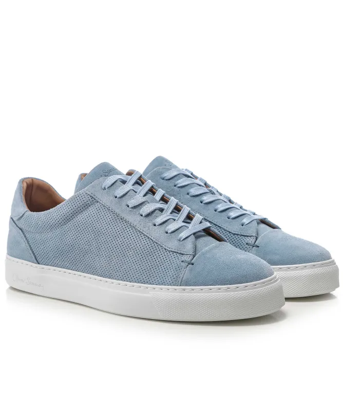 Oliver Sweeney Almada Perforated Calf Suede Sneakers