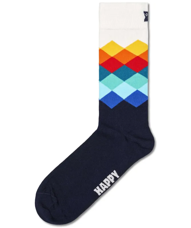 Happy Socks Faded Diamond Socks
