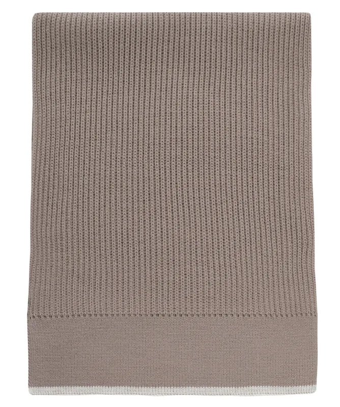 Seinse Rib Knit Tipped Scarf