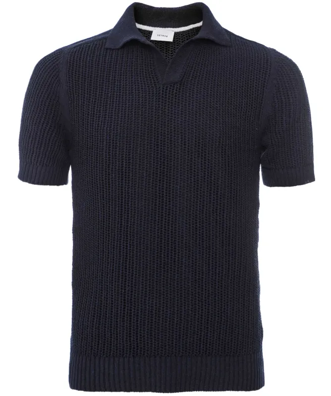Seinse Knitted Polo Shirt