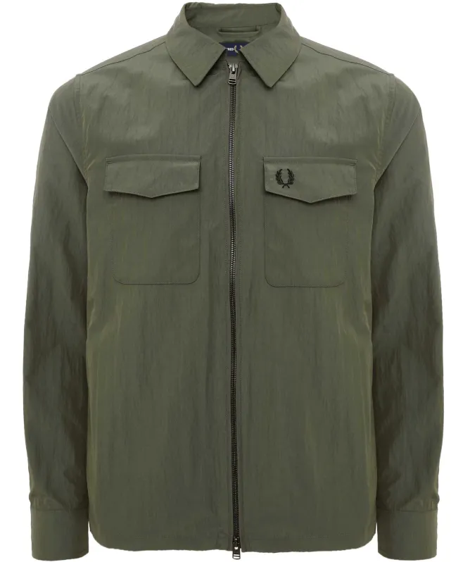 Fred Perry Textured Zip Overshirt