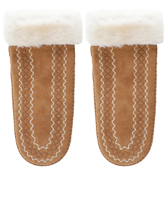 UGG Atherson Embroidered Mittens