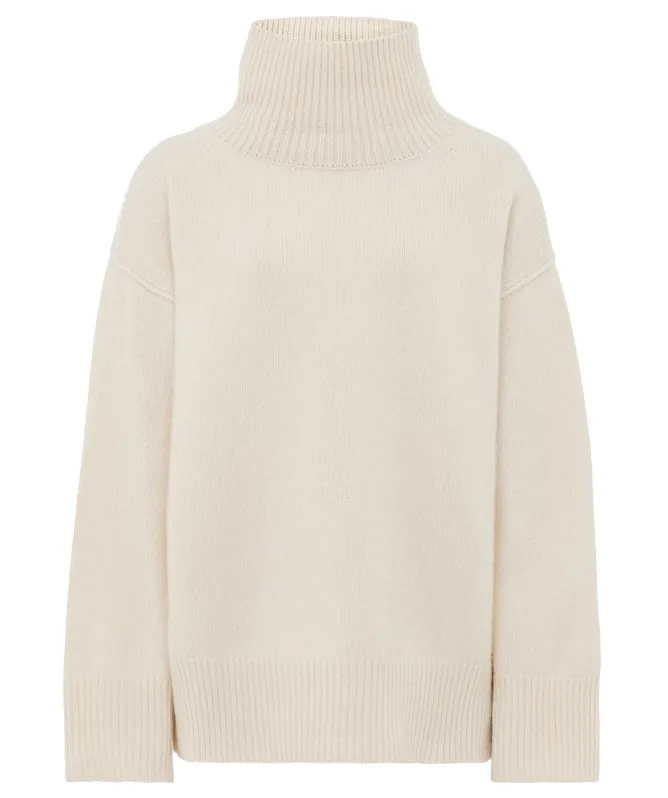 Soft Goat Boyfriend Turtleneck Cashmere Jumper