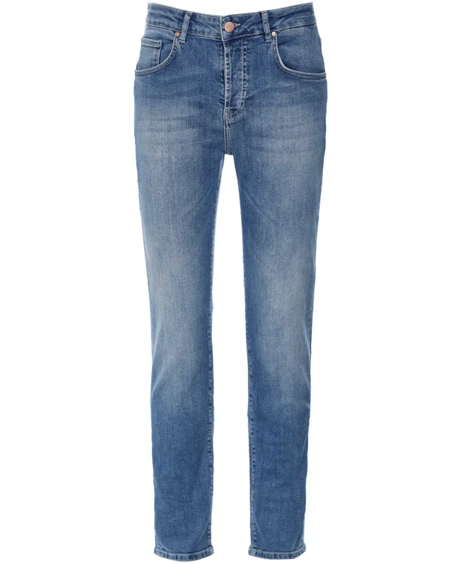 Seinse Slim Fit Mid Wash Jeans