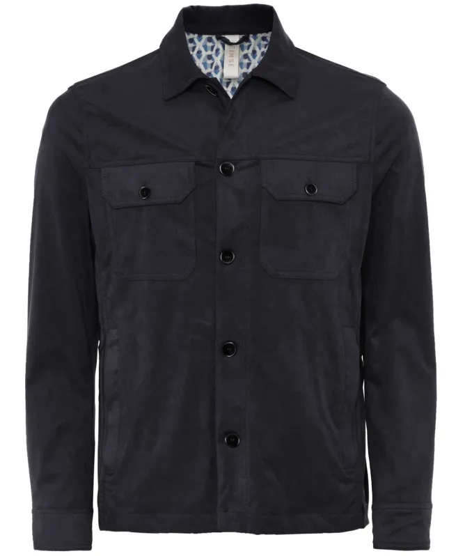 Seinse Faux Suede Overshirt