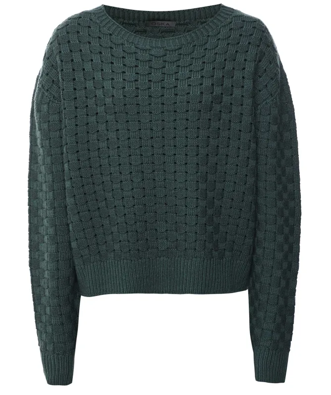 OSKA Textured Grid Knit 525/8545 Jumper