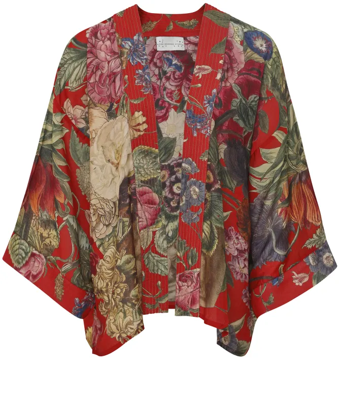One Hundred Stars Primula Berry Kimono