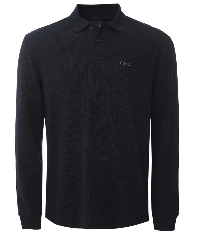 BOSS Waffle Petempestolong Polo Shirt