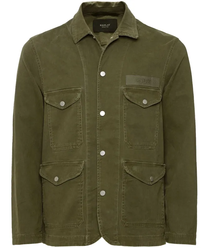 Replay Twill Pocket Overshirt