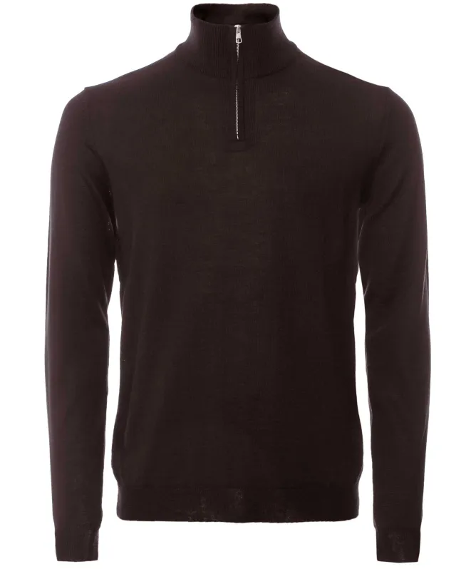 Oliver Sweeney Thornby Zipper-Neck Sweater