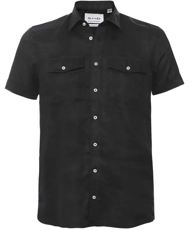 Sand Linen State Safari Shirt