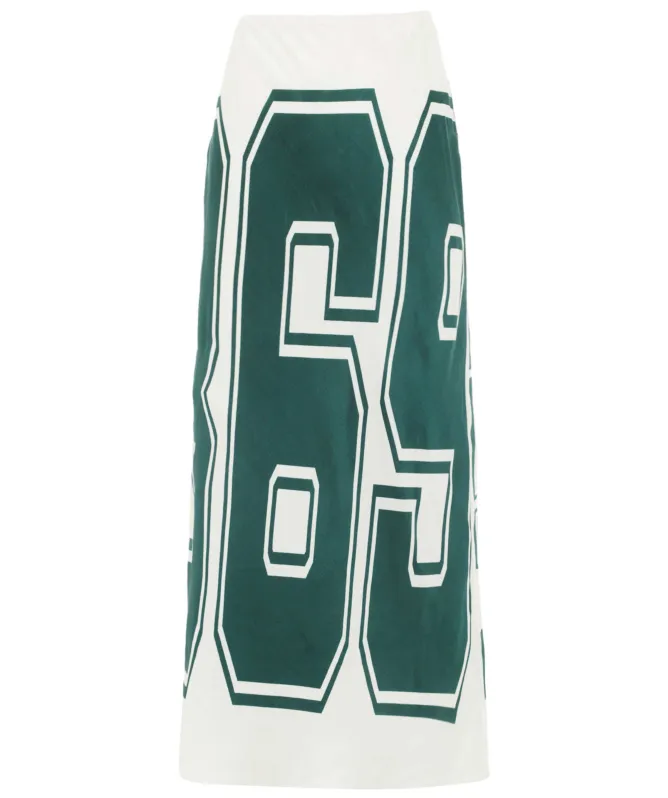 Me369 Blakely Sporty Jade Slip Skirt