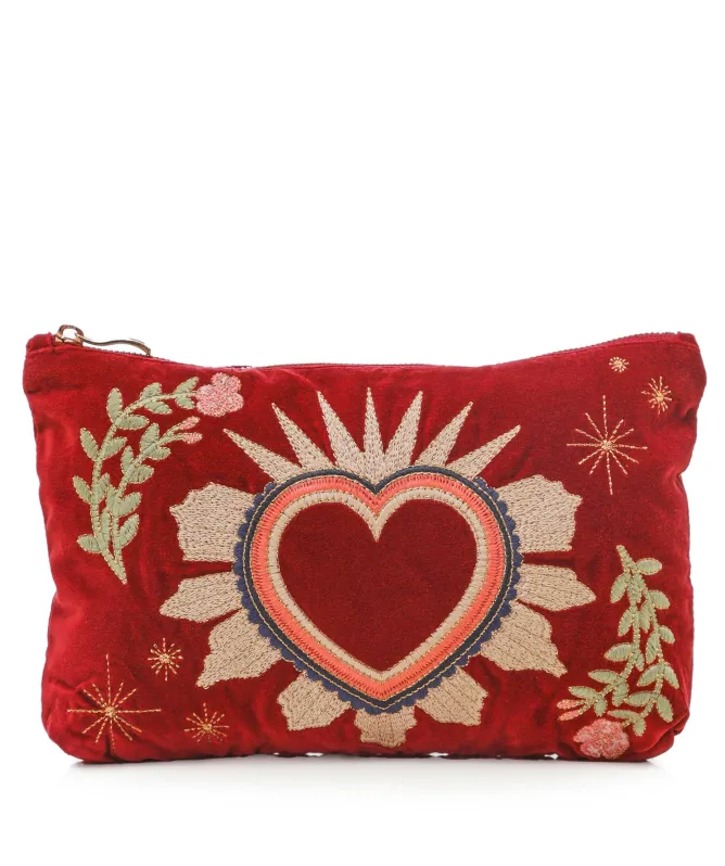 Elegant Elizabeth Scarlett Pouches | Shop at Jules B