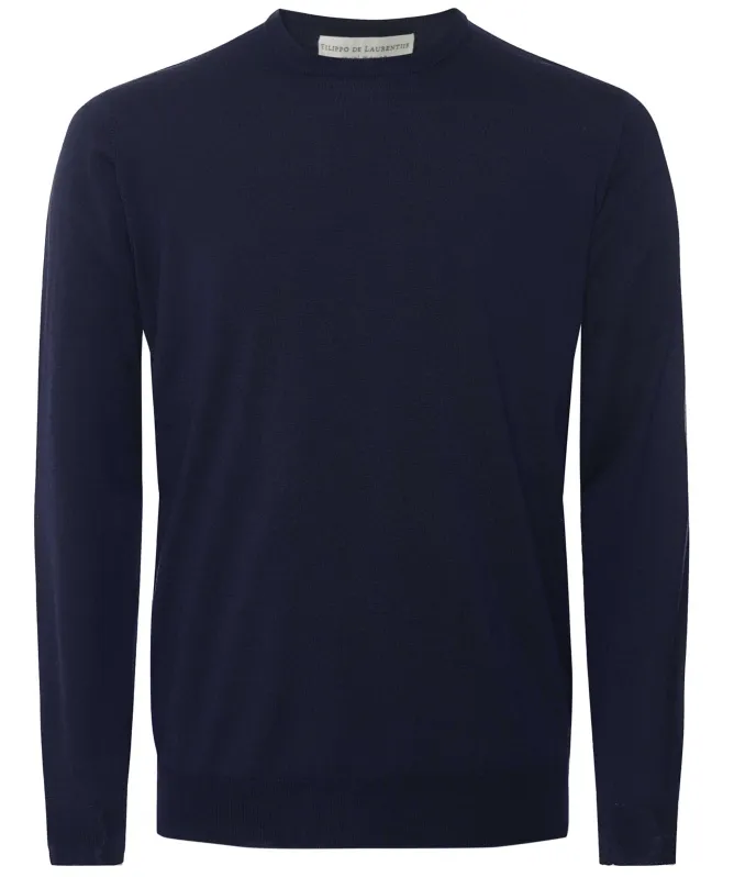 Filippo De Laurentiis Merino Crew Neck Jumper