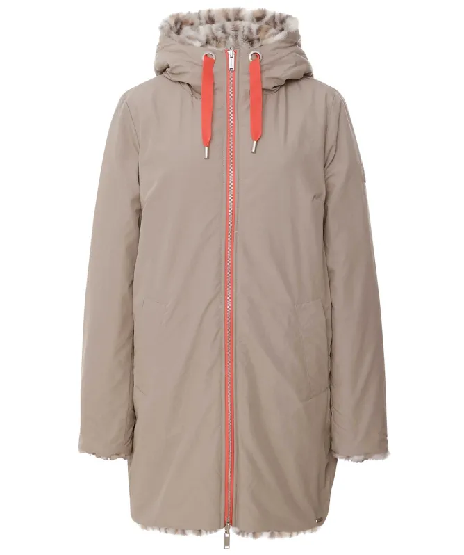 Rino and Pelle Javin Leopard Reversible Parka