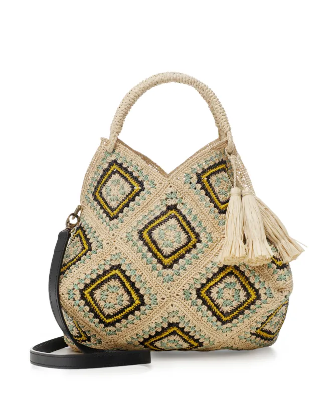 Rabarany Crochet Raffia Bag