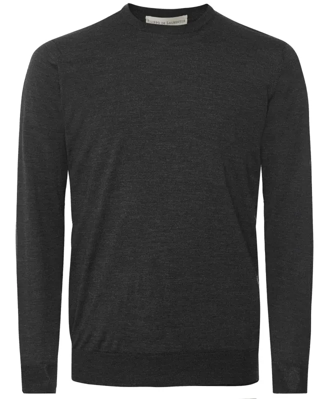 Filippo De Laurentiis Merino Crew Neck Jumper