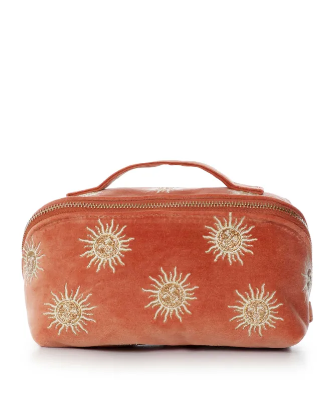 Elizabeth Scarlett Sun Goddess Open Flat Makeup Bag
