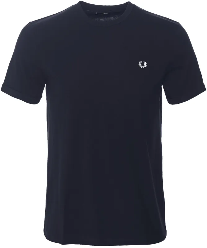 Fred Perry Crew Neck Ringer T Shirt