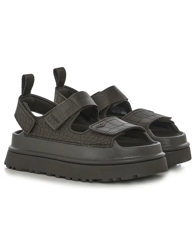 UGG GoldenGlow Embossed Sandals