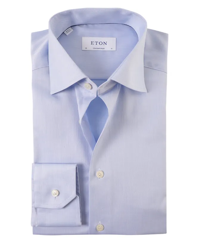 Eton Contemporary Fit Cambridge Twill Shirt