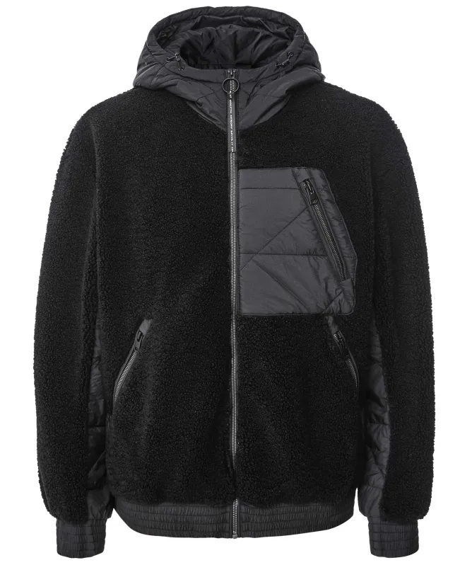 KRAKATAU PEEBLES Hooded Sherpa Jacket