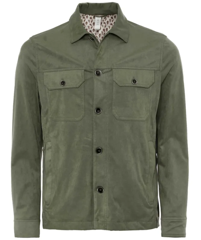 Seinse Faux Suede Overshirt