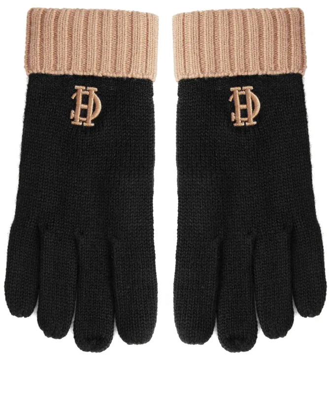 Holland Cooper Chelsea Logo Knitted Gloves
