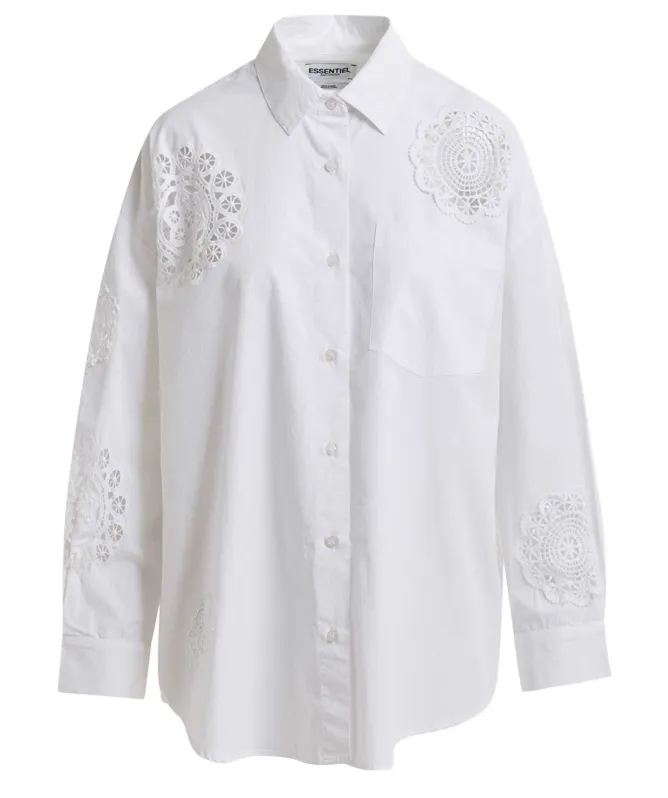Essentiel Antwerp Identical Lace Patchwork Shirt