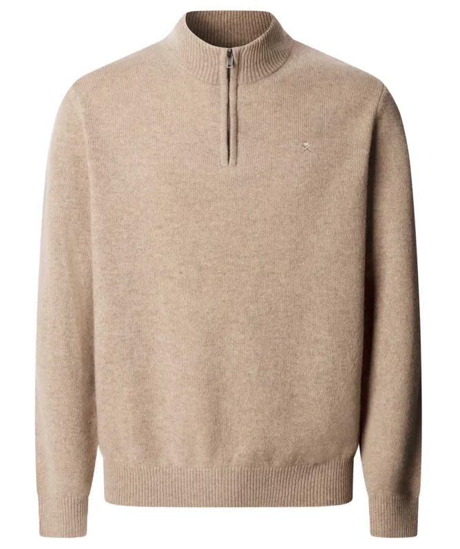 Hackett Lambswool Quarter Zipper Sweater