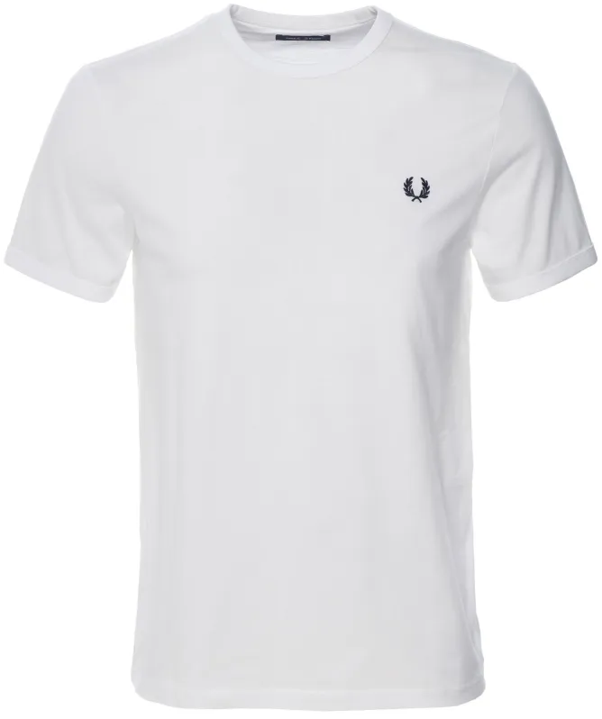 Fred Perry Crew Neck Ringer T Shirt