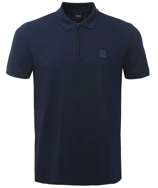 BOSS Slim Fit Passerzip Polo Shirt
