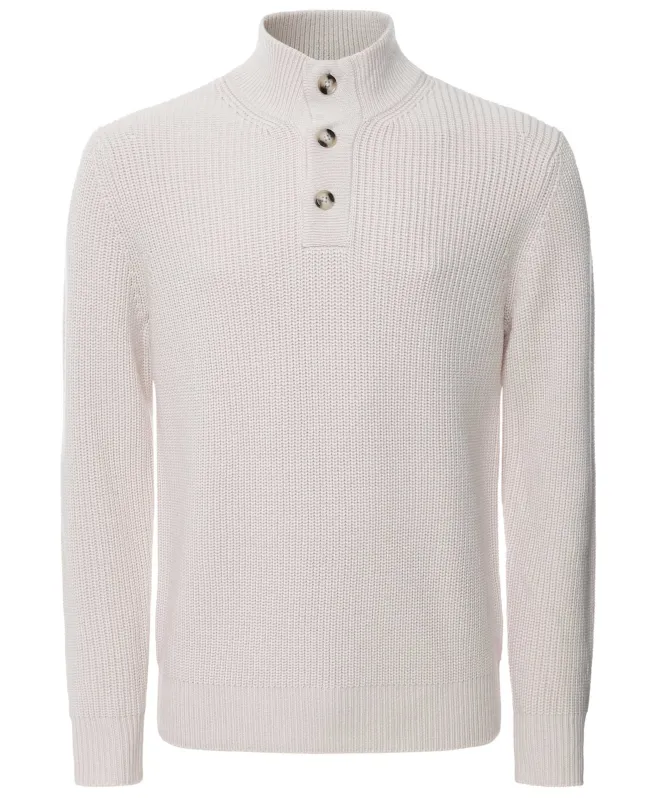 Thomas Maine Rib Knit Mock Neck Jumper