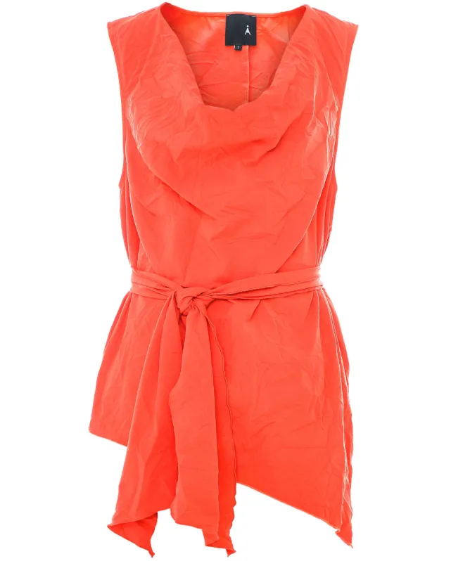 Sort Aarhus Lotte Tie Waist Top