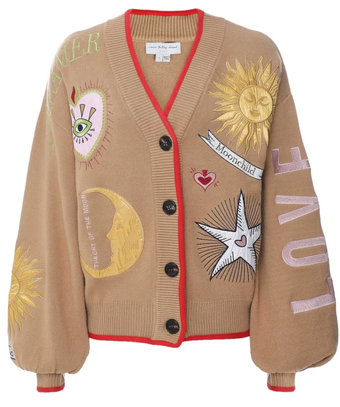 Never Fully Dressed Mystical Graphic Cardigan
