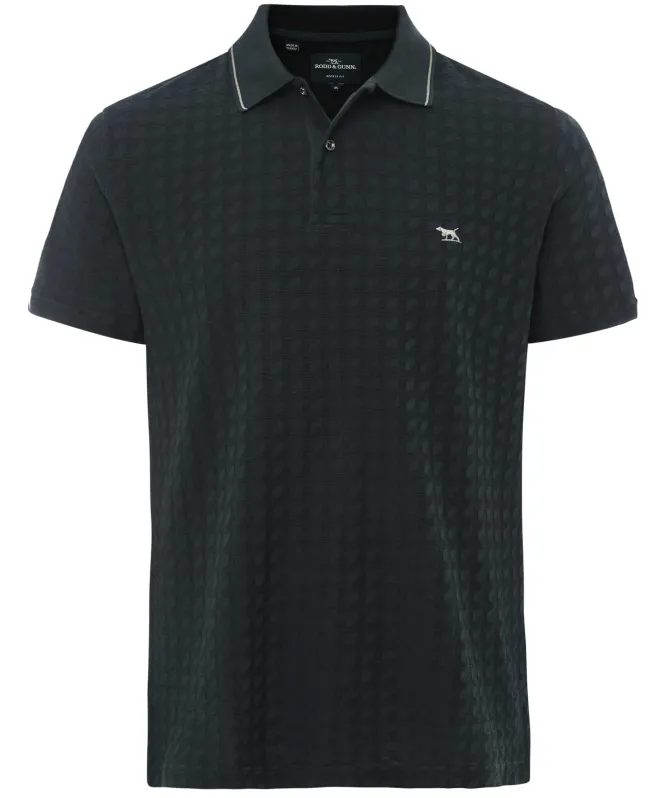 Rodd and Gunn Waffle Texture Glen Albyn Polo