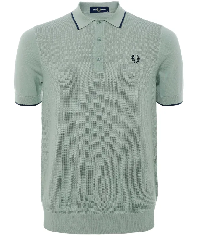 Fred Perry Pique Stitch Knitted Shirt