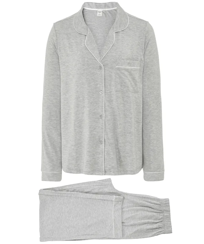 Chelsea Peers Modal Long Button Up Pajamas