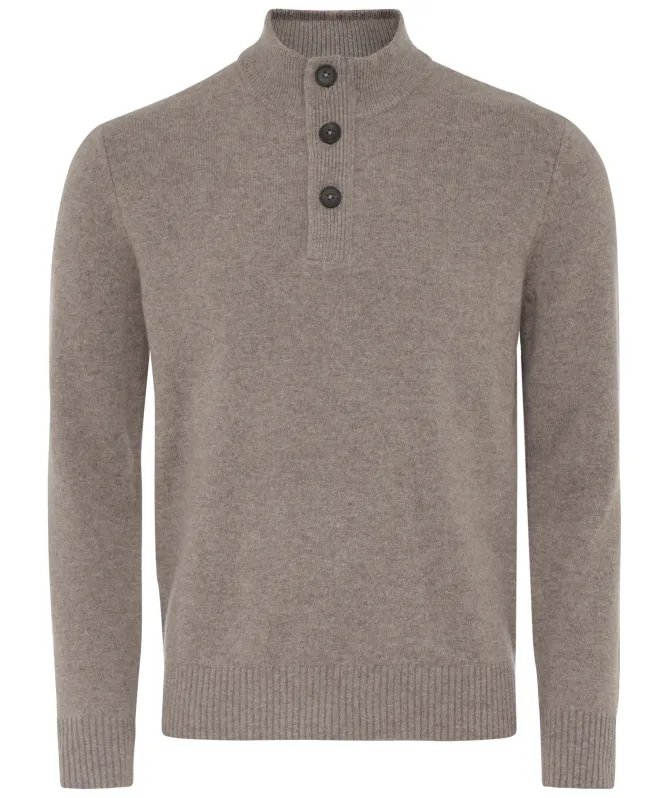 Thomas Maine Half Zipper Button Sweater