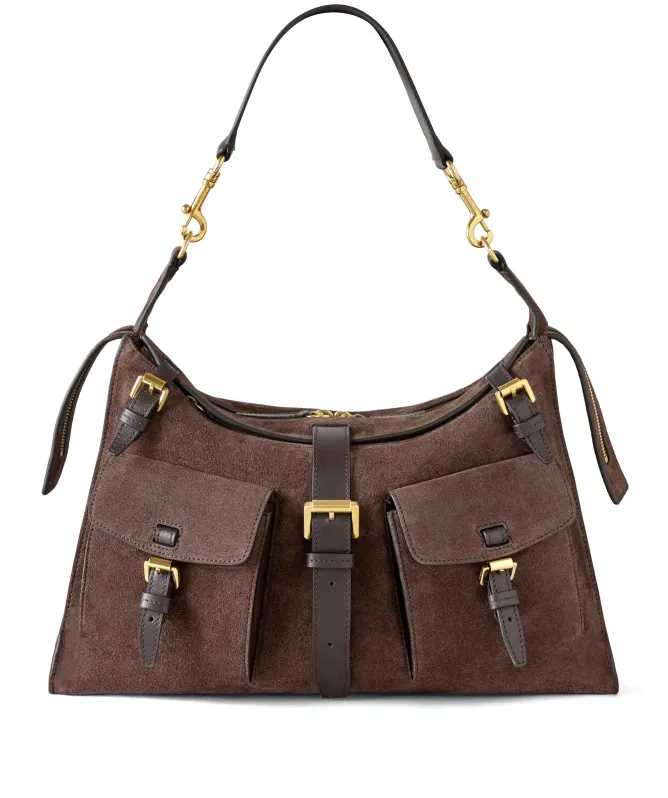 Mulberry Suede Roxanne Shoulder Bag