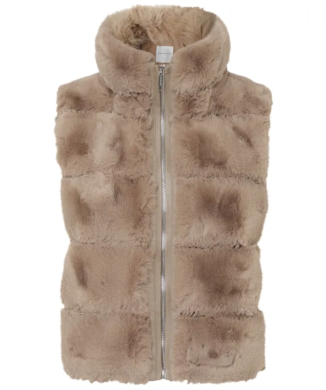 Rino and Pelle May Faux Fur Tank top