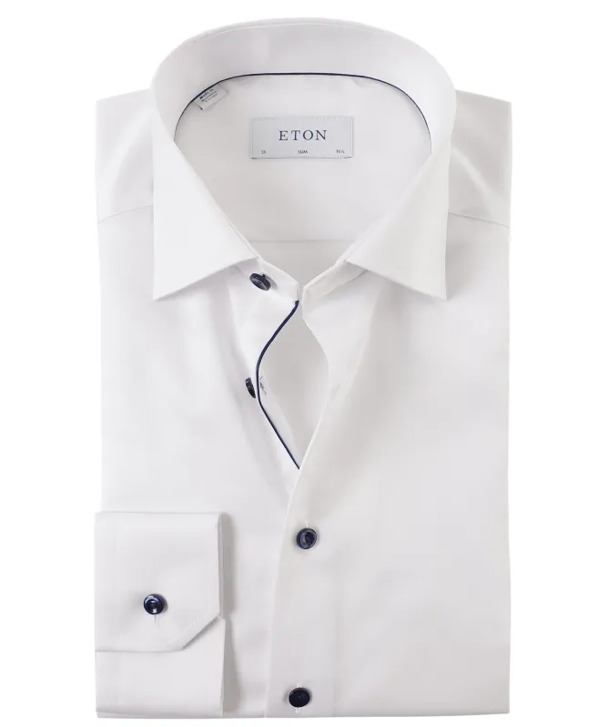 Eton Slim Fit Twill Shirt