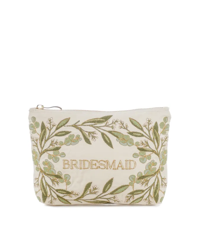 Elizabeth Scarlett Olive Branch Bridesmaid Mini Pouch