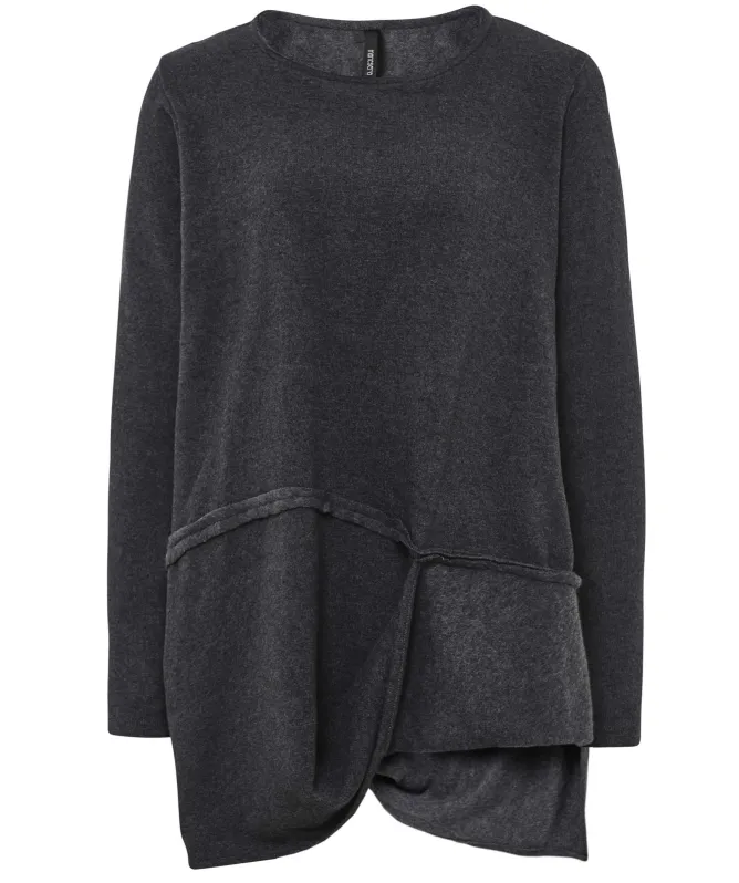 Manesera Drape Hem Jumper