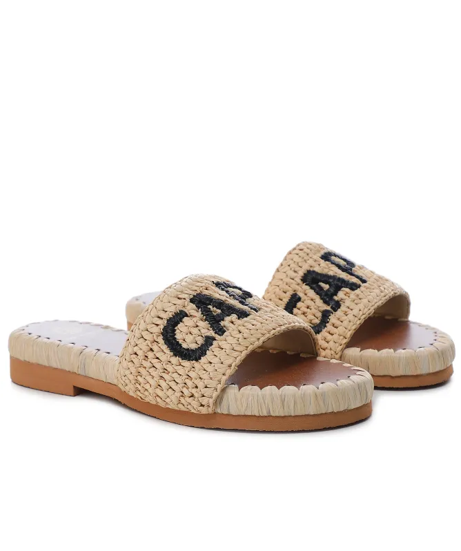 De Siena Capri Raffia Resort Sliders