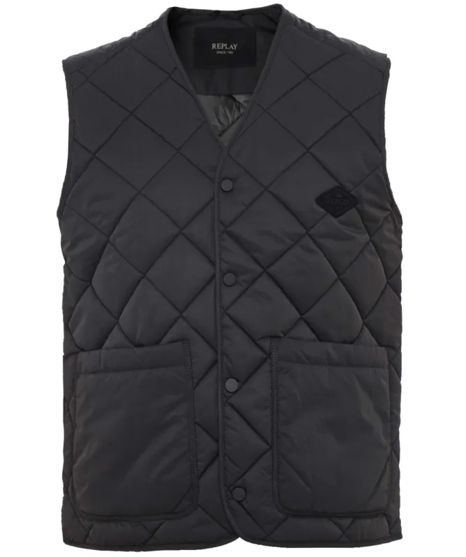 Replay Quilted Gilet
